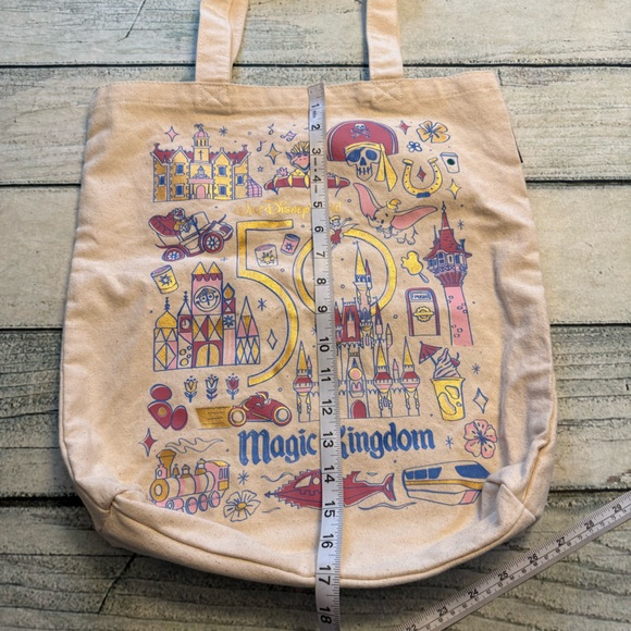 Disney World 50th Anniversary Starbucks Tote Bag Purse. - Picture 9 of 14